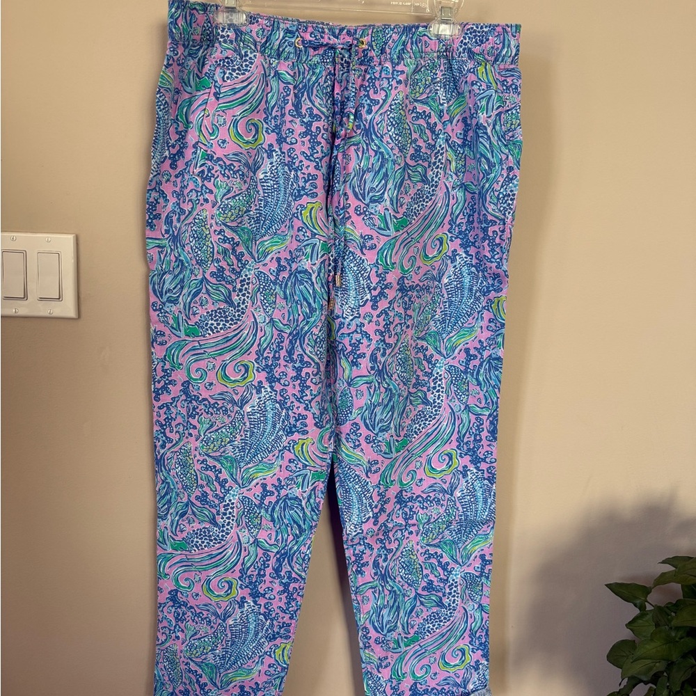 Lilly Pulitzer Paisley flowy pants